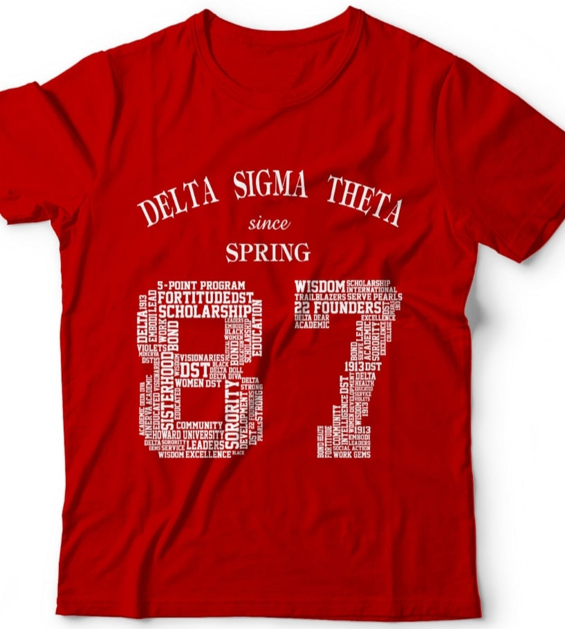Delta Sigma Theta Crossing Year (Any Year) Shirt image 7