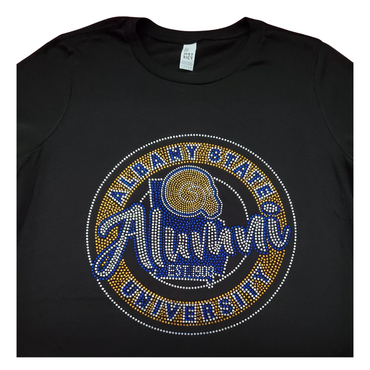 HBCU Alumni Bling Shirt – Black Ladies Tee