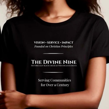 Divine Nine Vision Service Impact Tee