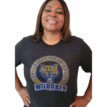HBCU Banner Bling Shirt – Black Ladies Tee
