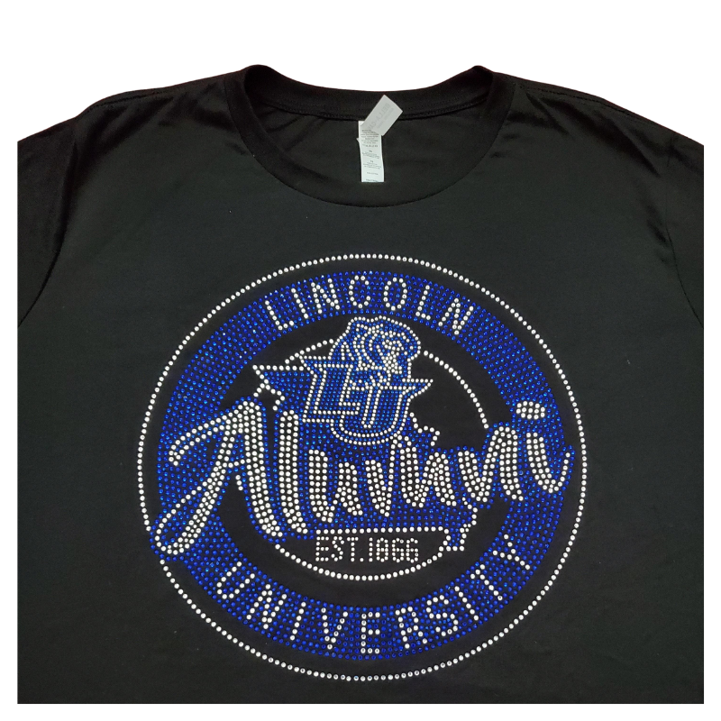 HBCU Alumni Bling Shirt – Black Ladies Tee