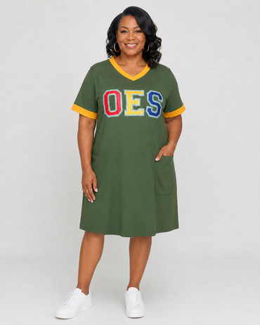 SORORITY & OES LOUNGE DRESS WITH POCKETS – LAST CHANCE