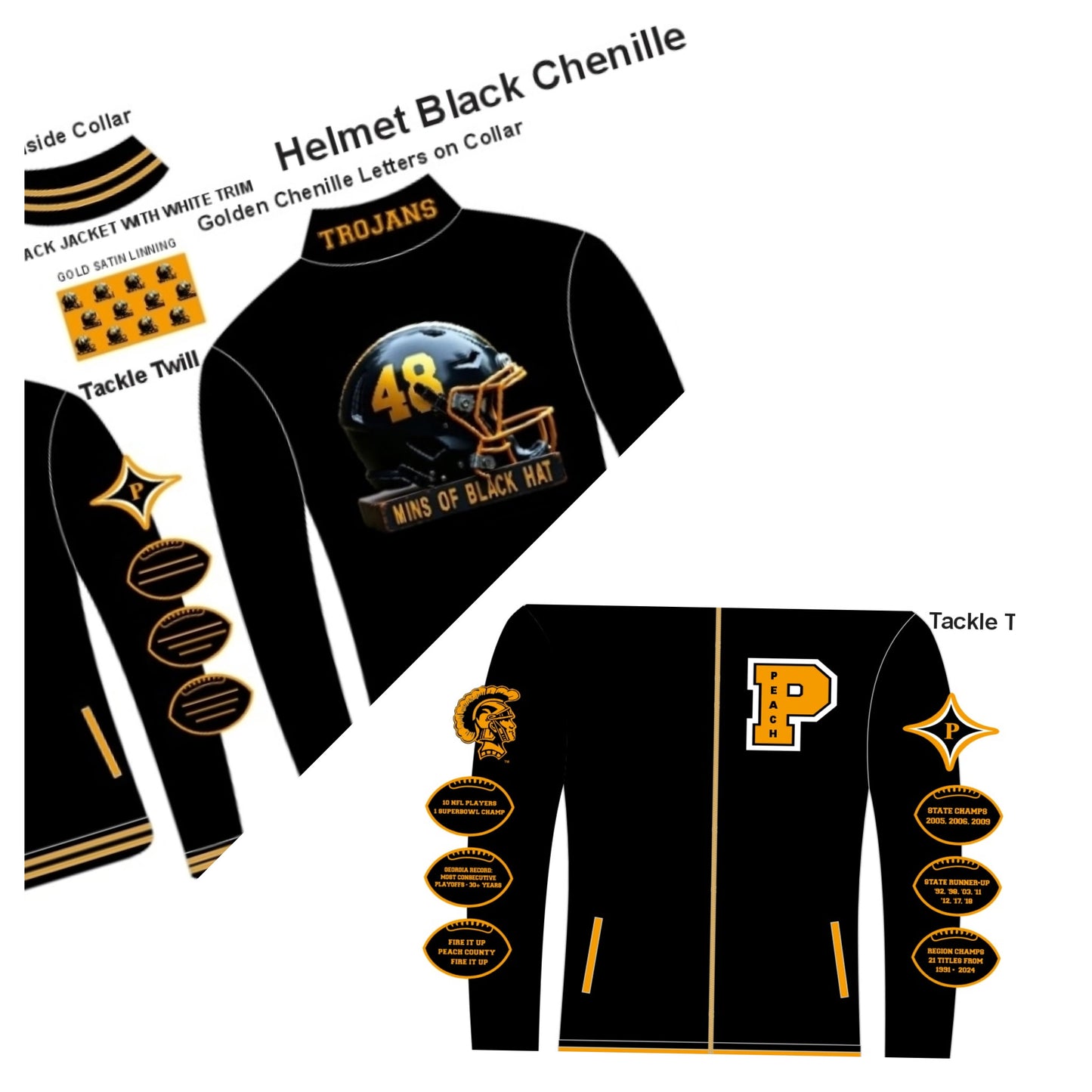 PCHS Trojan Legacy Track Jacket