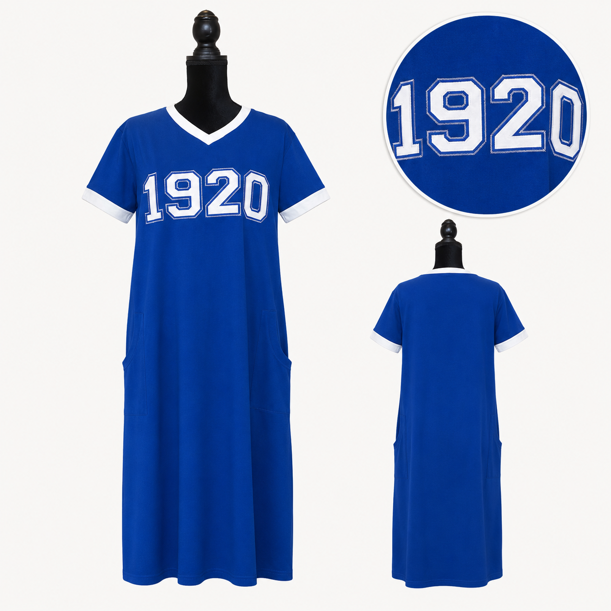 SORORITY & OES LOUNGE DRESS WITH POCKETS – LAST CHANCE