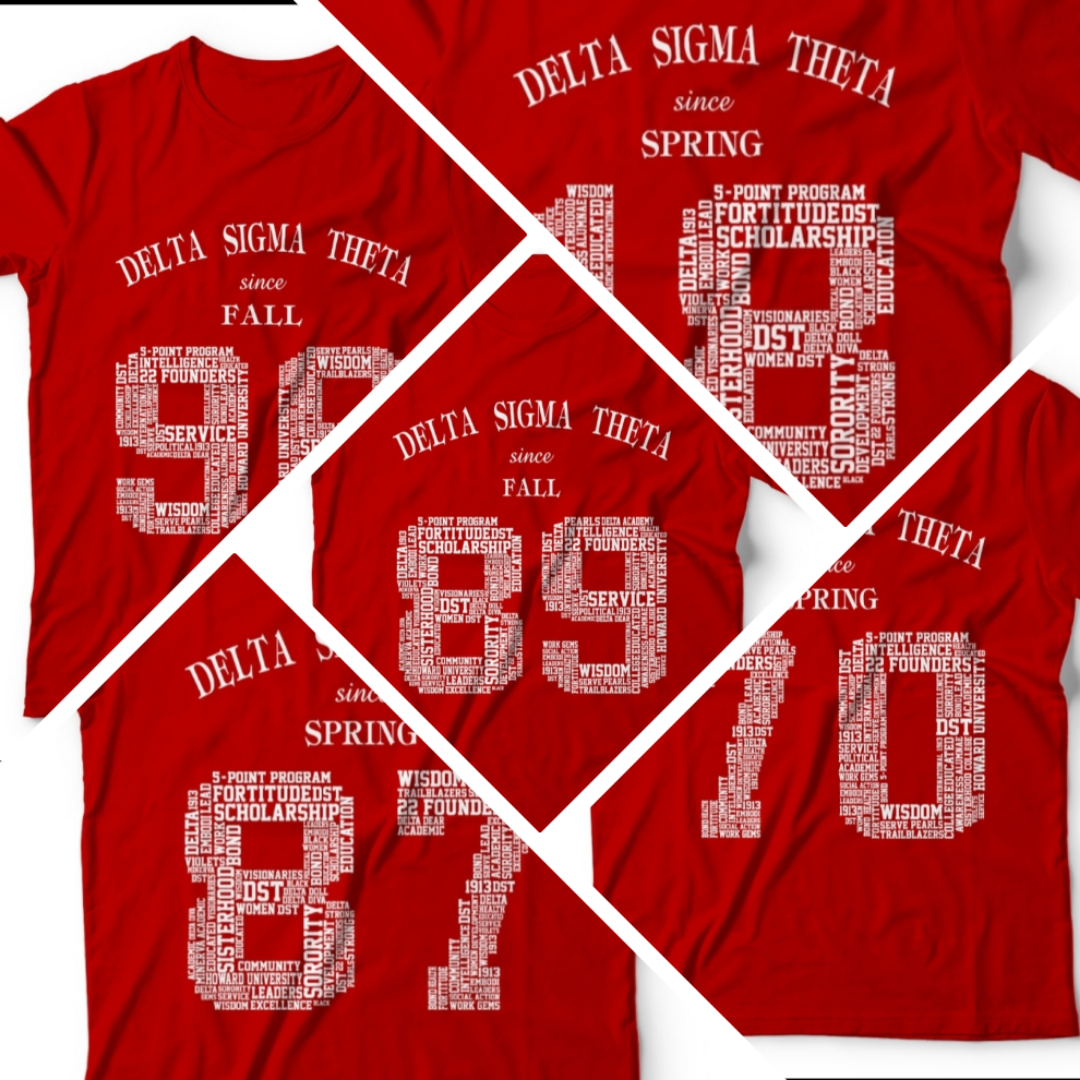 Delta Sigma Theta Crossing Year (Any Year) Shirt image 2