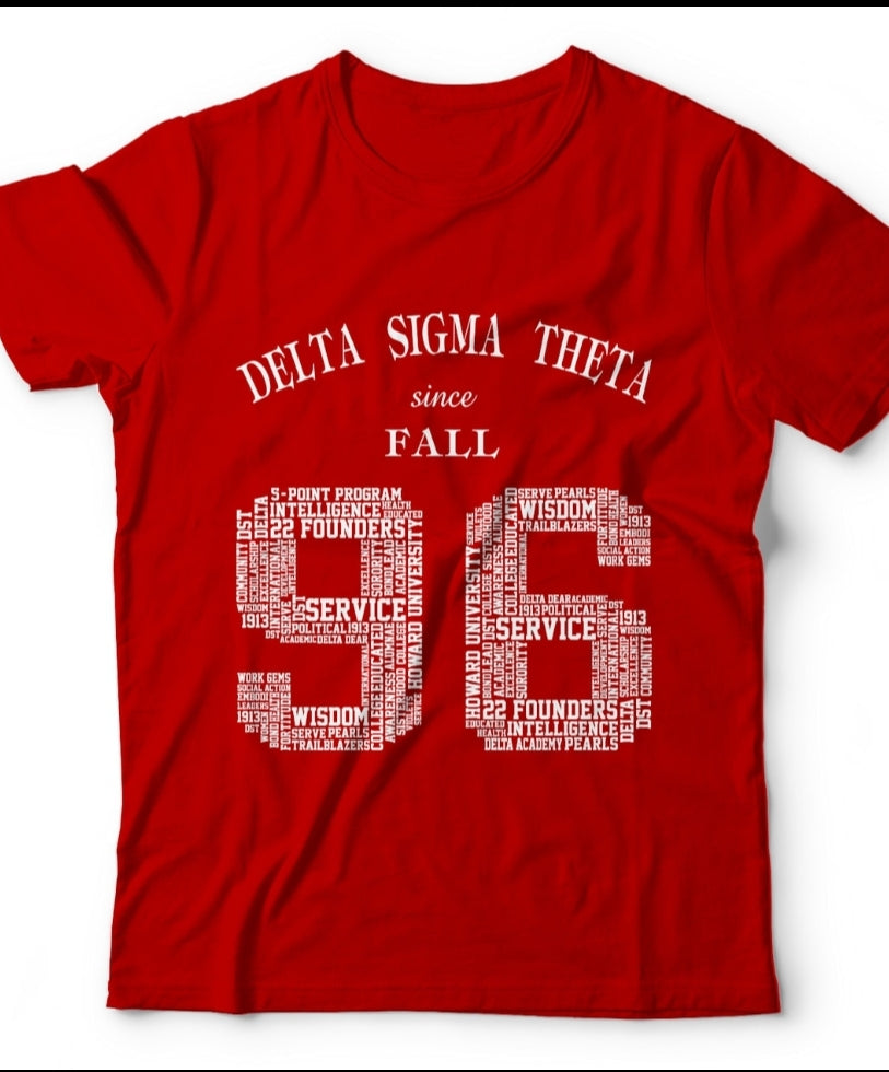 Delta Sigma Theta Crossing Year (Any Year) Shirt image 6