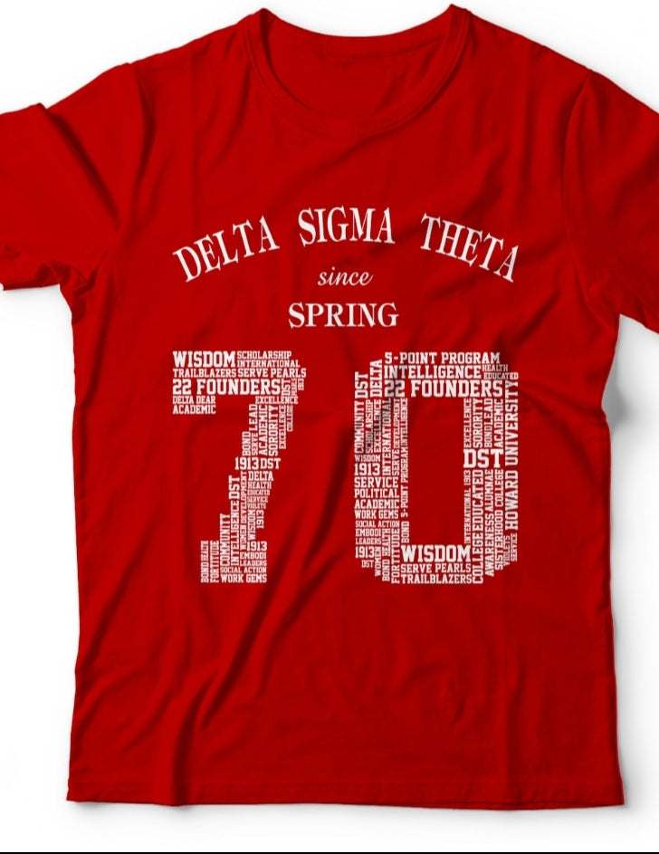 Delta Sigma Theta Crossing Year (Any Year) Shirt image 4