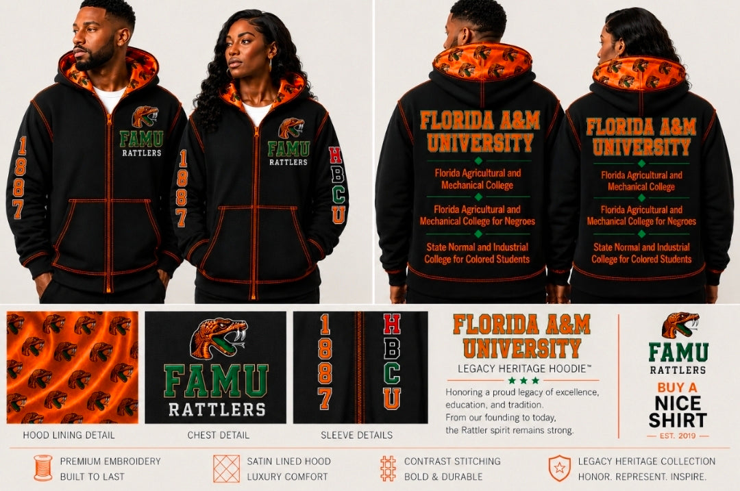 FAMU HBCU Heritage Hoodie (Pre-Sale Order: Please Read Description)