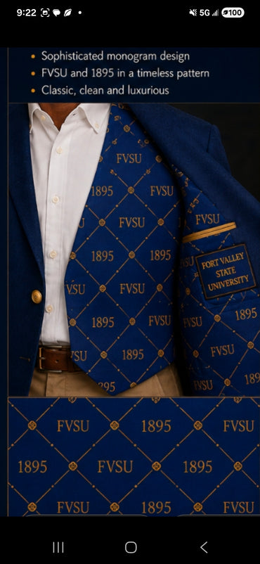 FVSU BLAZER: EXECUTIVE COLLECTION (Pre-Order: Read Description Section)