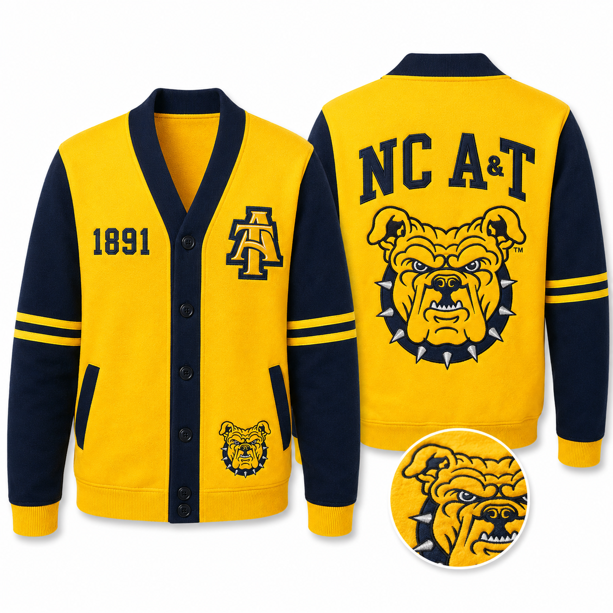 HBCU Fleece Cardigan Sweater – Last Chance Collection