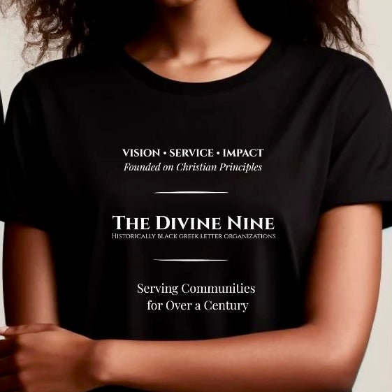 Divine Nine Vision Service Impact Tee