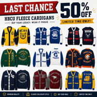 HBCU Fleece Cardigan Sweater – Last Chance Collection