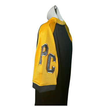 PCHS Trojans Black Baseball Jersey – Crewneck Edition