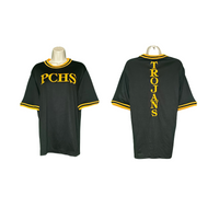 PCHS Vertical Trojans Mesh Ringer Shirt