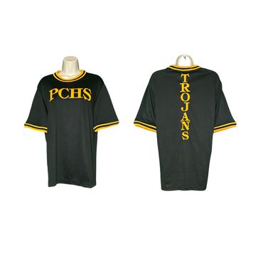 PCHS Vertical Trojans Mesh Ringer Shirt