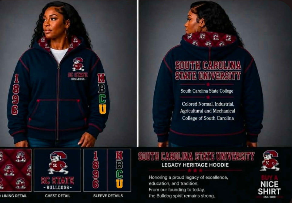 SCSU HBCU Heritage Hoodie (Pre-Sale Order: Please Read Description)