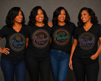 HBCU Alumni Bling Shirt – Black Ladies Tee