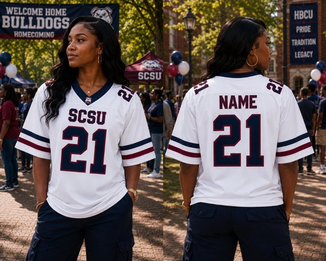 SCSU CUSTOM FAN FOOTBALL JERSEYS (PRE-ORDER)