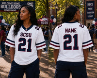 SCSU CUSTOM FAN FOOTBALL JERSEYS (PRE-ORDER)