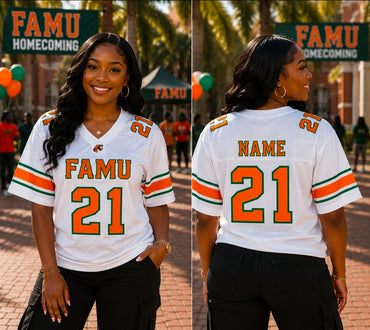 FAMU CUSTOM FAN FOOTBALL JERSEYS (PRE-ORDER)
