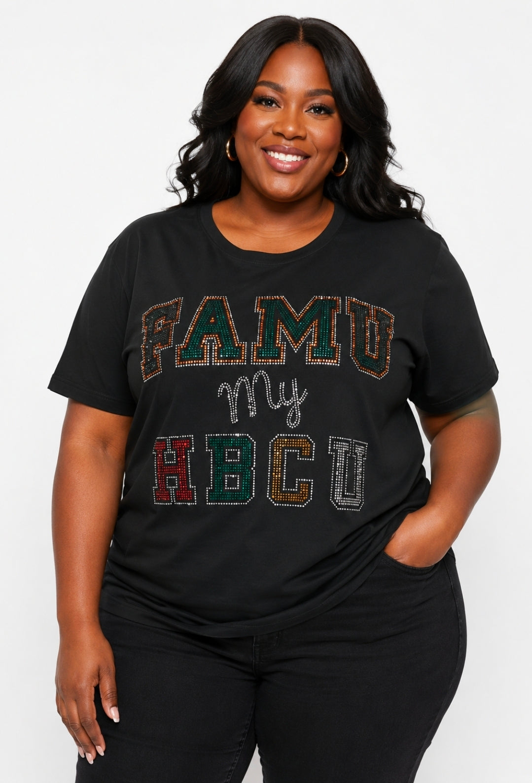 My HBCU Bling Shirt – Black Ladies Tee