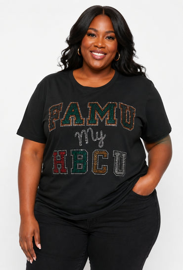 My HBCU Bling Shirt – Black Ladies Tee