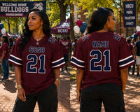 SCSU CUSTOM FAN FOOTBALL JERSEYS (PRE-ORDER)