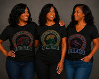 HBCU Banner Bling Shirt – Black Ladies Tee