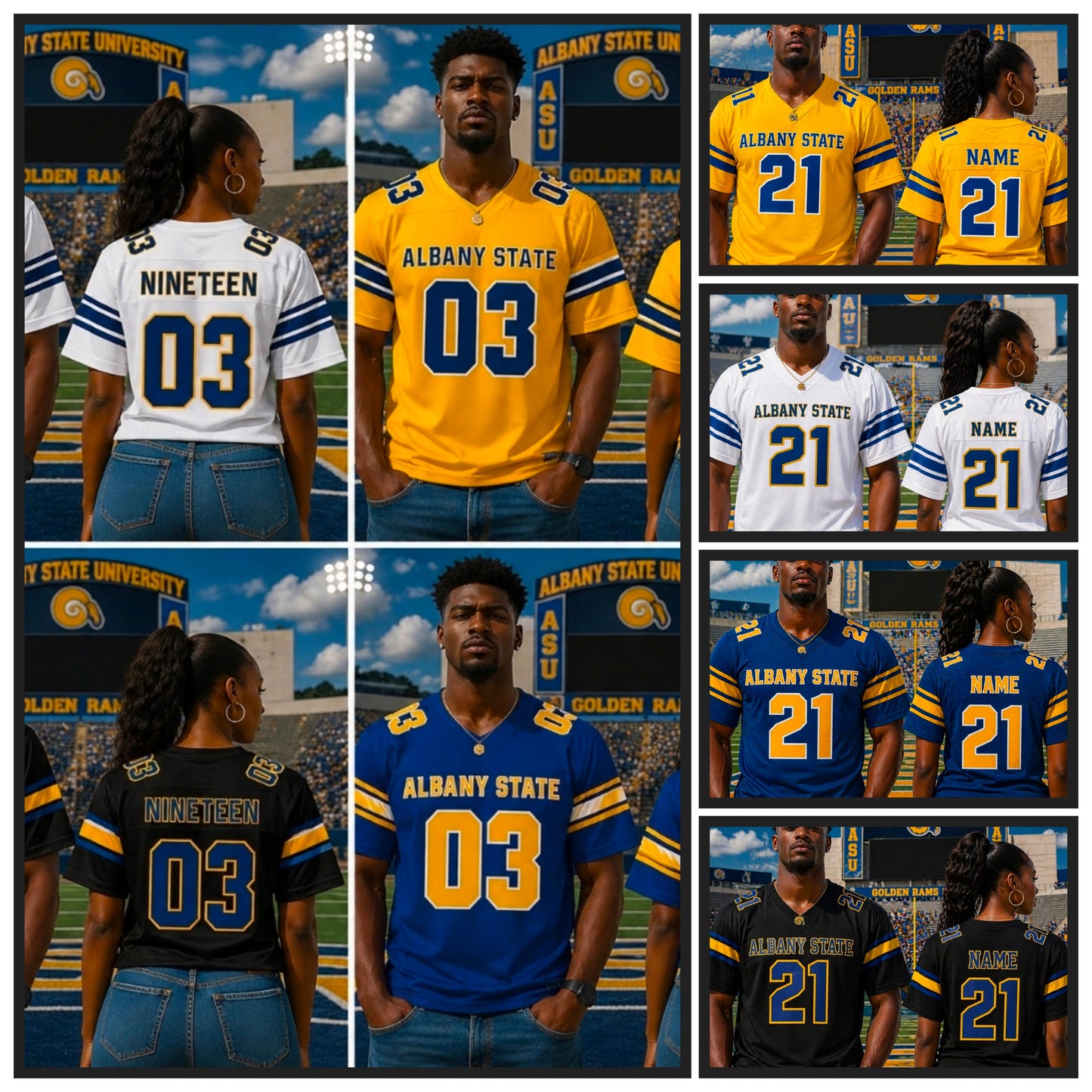 ASU CUSTOM FAN FOOTBALL JERSEYS (PRE-ORDER)