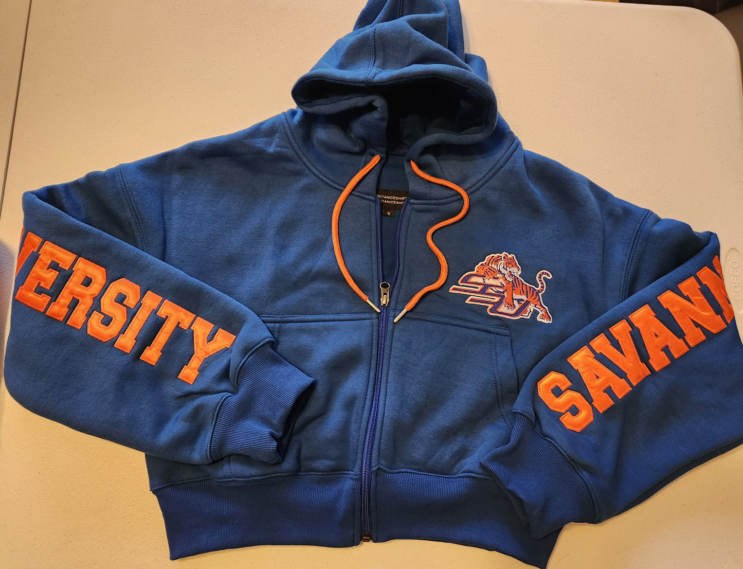 SSU Retro Cropped Hoodie