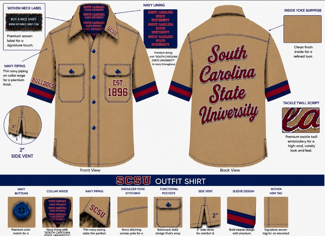 SCSU SAFARI SHIRT