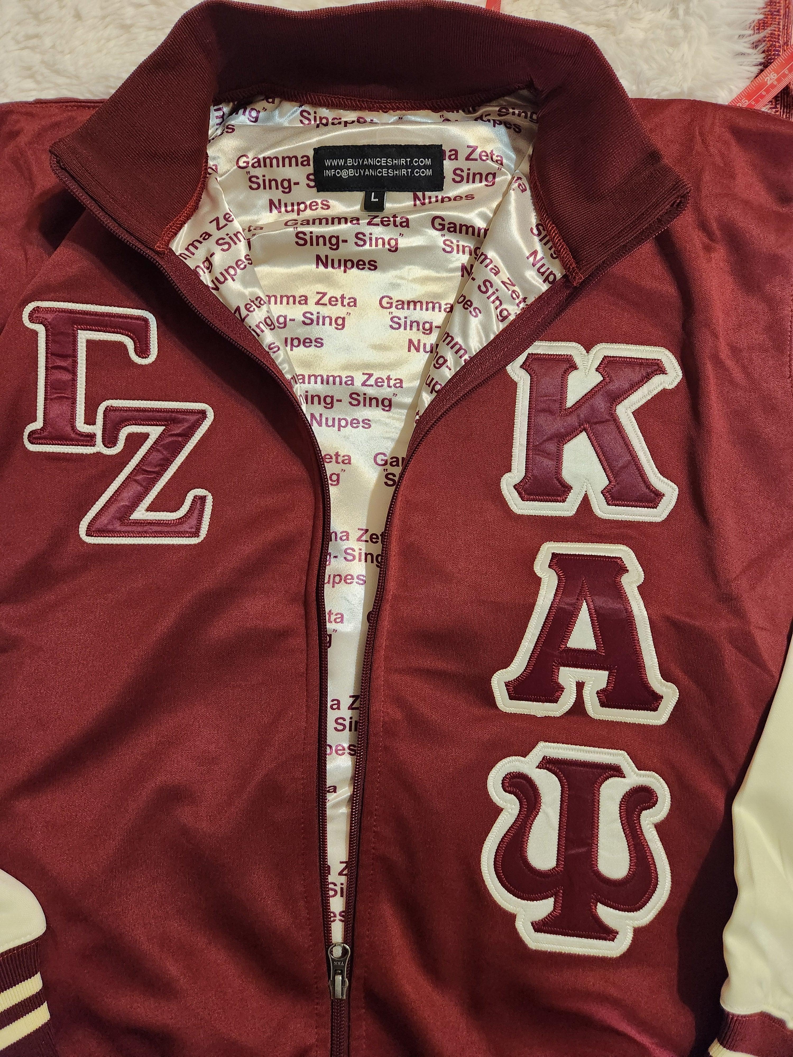 KAPPA ALPHA PSI GAMMA ZETA CUSTOM TRACK JACKET