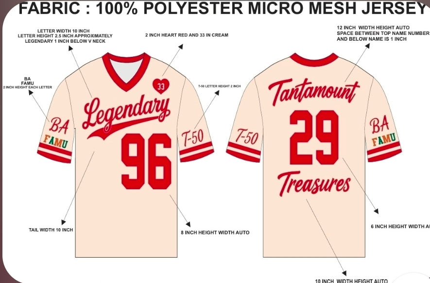 DST BA FALL '96 CUSTOM LINE JERSEY