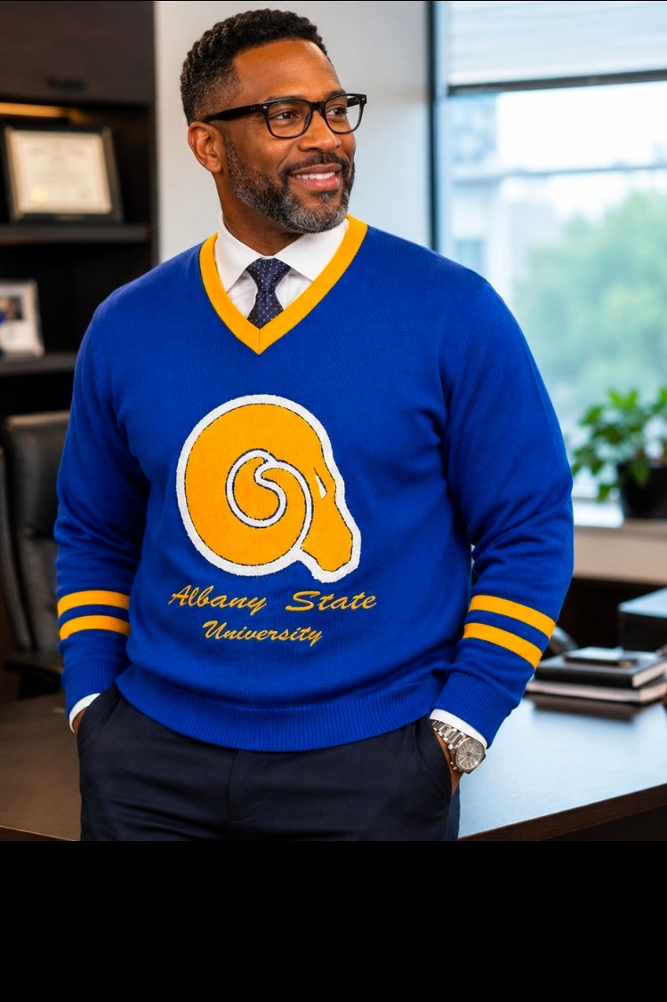ALBANY STATE (ASU) KNIT CHENILLE SWEATER